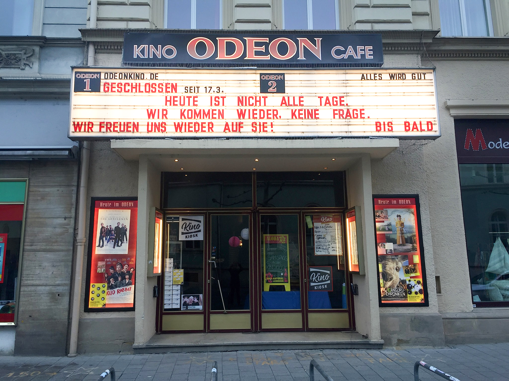 Odeon Lichtspiel, Kino & Café